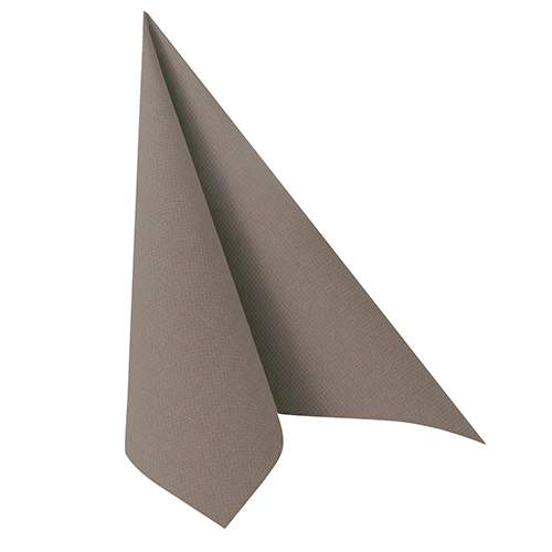100 Servetten “ROYAL Collection” 1/4 vouw 40 cm x 40 cm grijs - Afbeelding 4