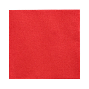 150 Servetten “DAILY Collection” 1/4 vouw 32 cm x 32 cm rood
